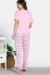 Zivame Hello Kitty Knit Cotton Pyjama Set - Fairy Tale — thumbnail 4